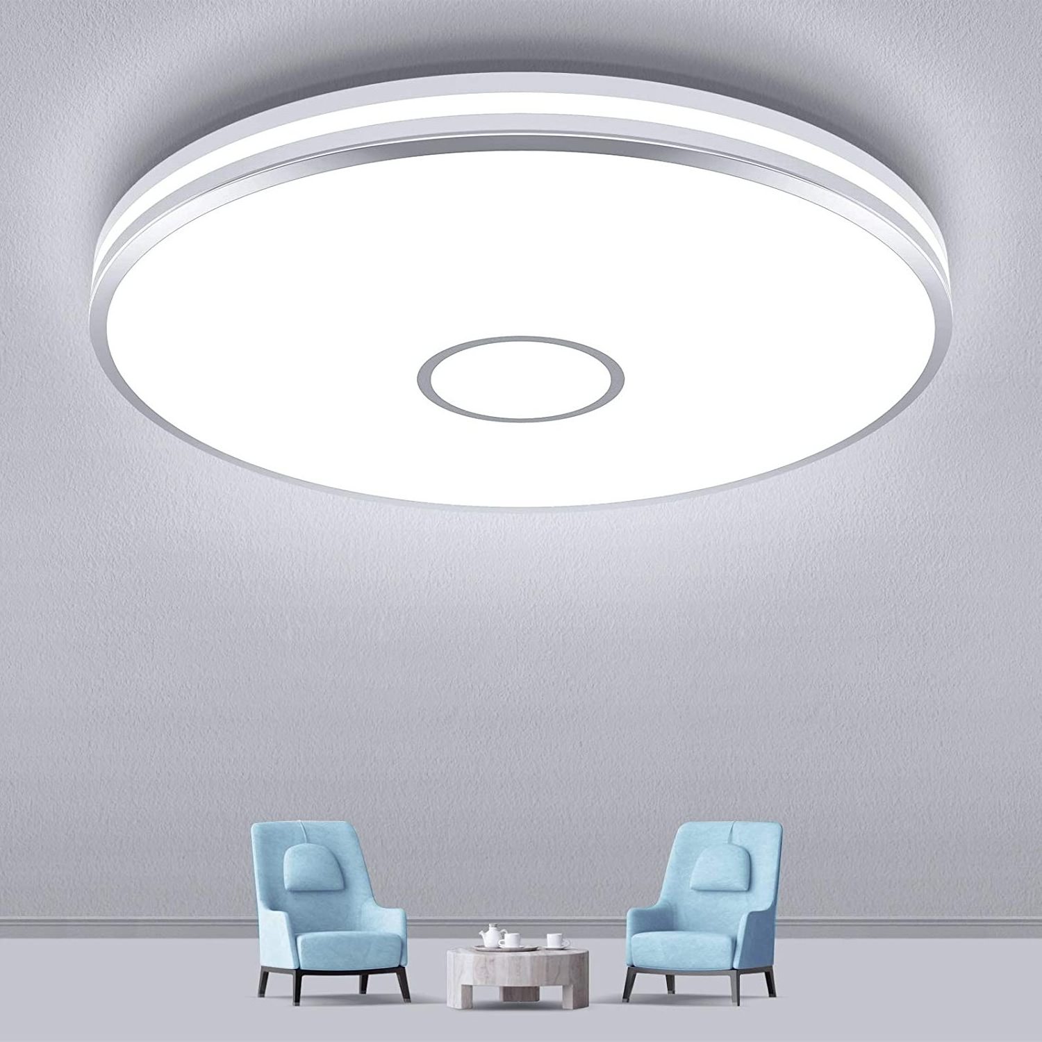 High Quality 15'' Nordic Round Led Ceiling lights 3800LM 40W Bedroom Bathroom Living Room Lighting Led Ceiling Light Fixture