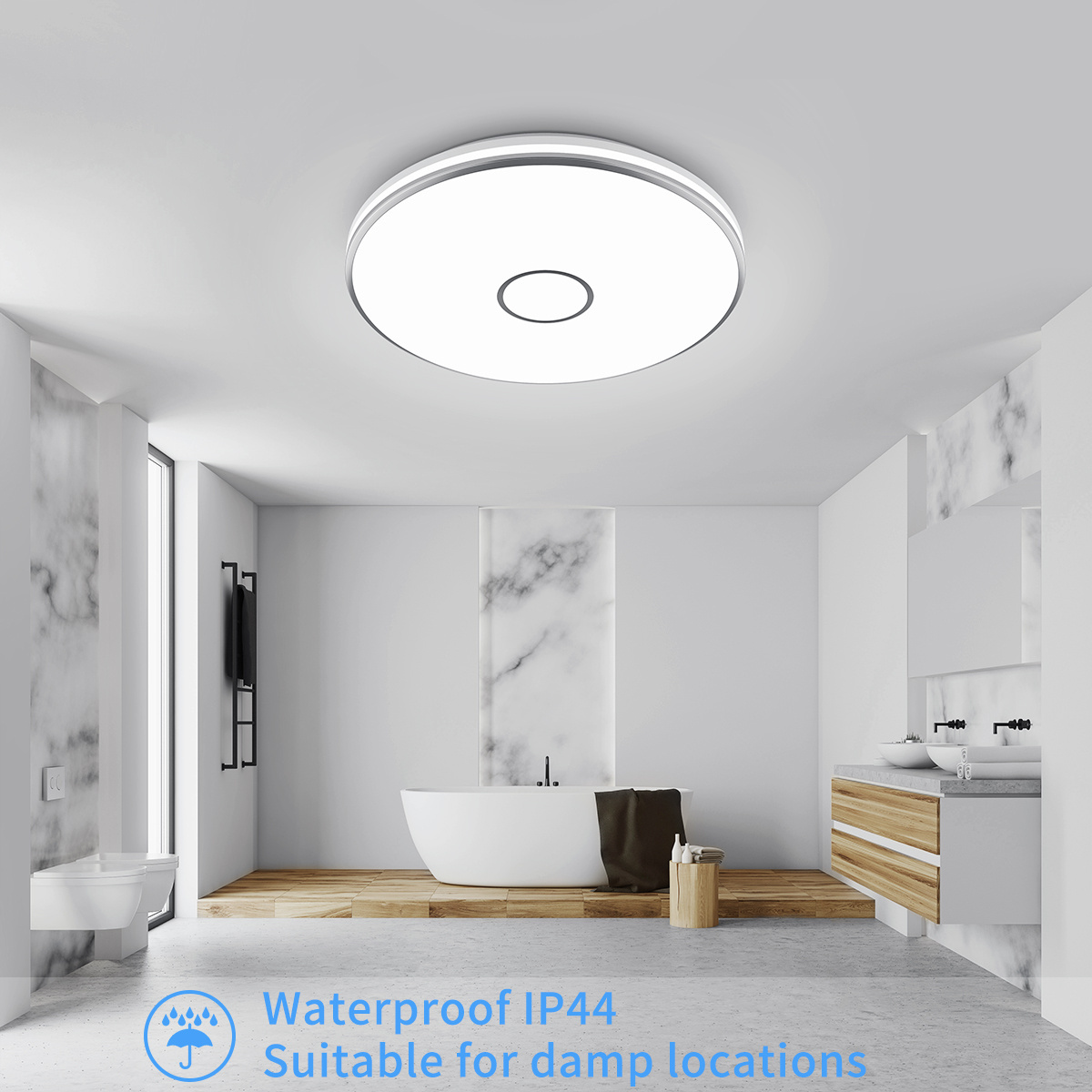 High Quality 15'' Nordic Round Led Ceiling lights 3800LM 40W Bedroom Bathroom Living Room Lighting Led Ceiling Light Fixture