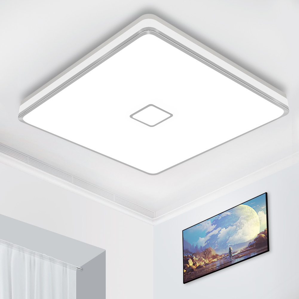 Nordic deckenleuchte High Lumens 5000K Showroom Light Ceiling White Cover LED Ceiling Light Panel For Home Living Room Light