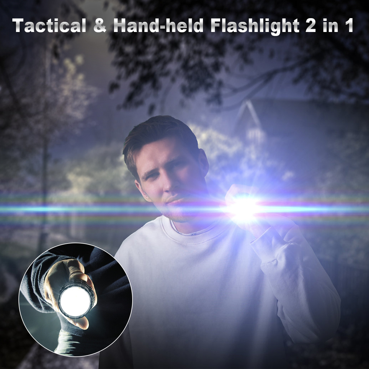 High Lumens 5 Modes Waterproof Flash light Aluminum Emergency Torches 1600 Lumens LED Tactical Flashlights