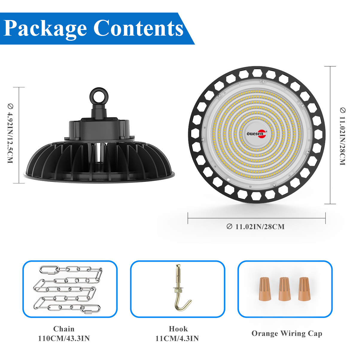 New Style LED UFO High Bay Light 150W Powerful 21000Lm Warehouse Industrial Commercial LED High Bay Light Fixture