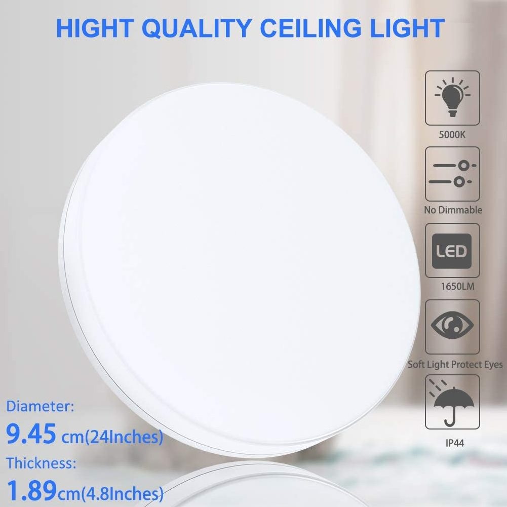 Factory Direct Sales 9.4 Inches Round Lamp Flush Mount Ceilling Light Fixtures18W Indoor Lighting Ceiling Lights