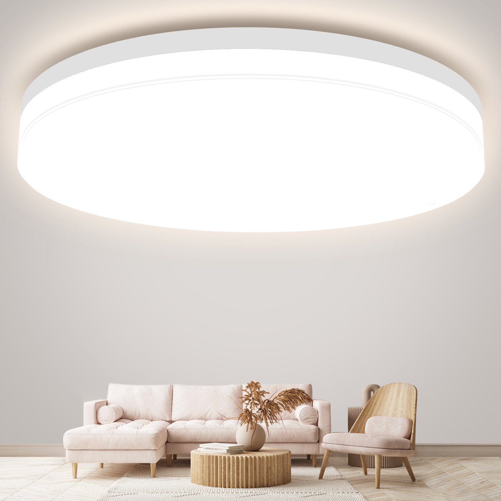 Factory price Modern 18w 4000k natural lighting ceiling lamp fixture 9.4 inch flush mount light bedroom ceiling light