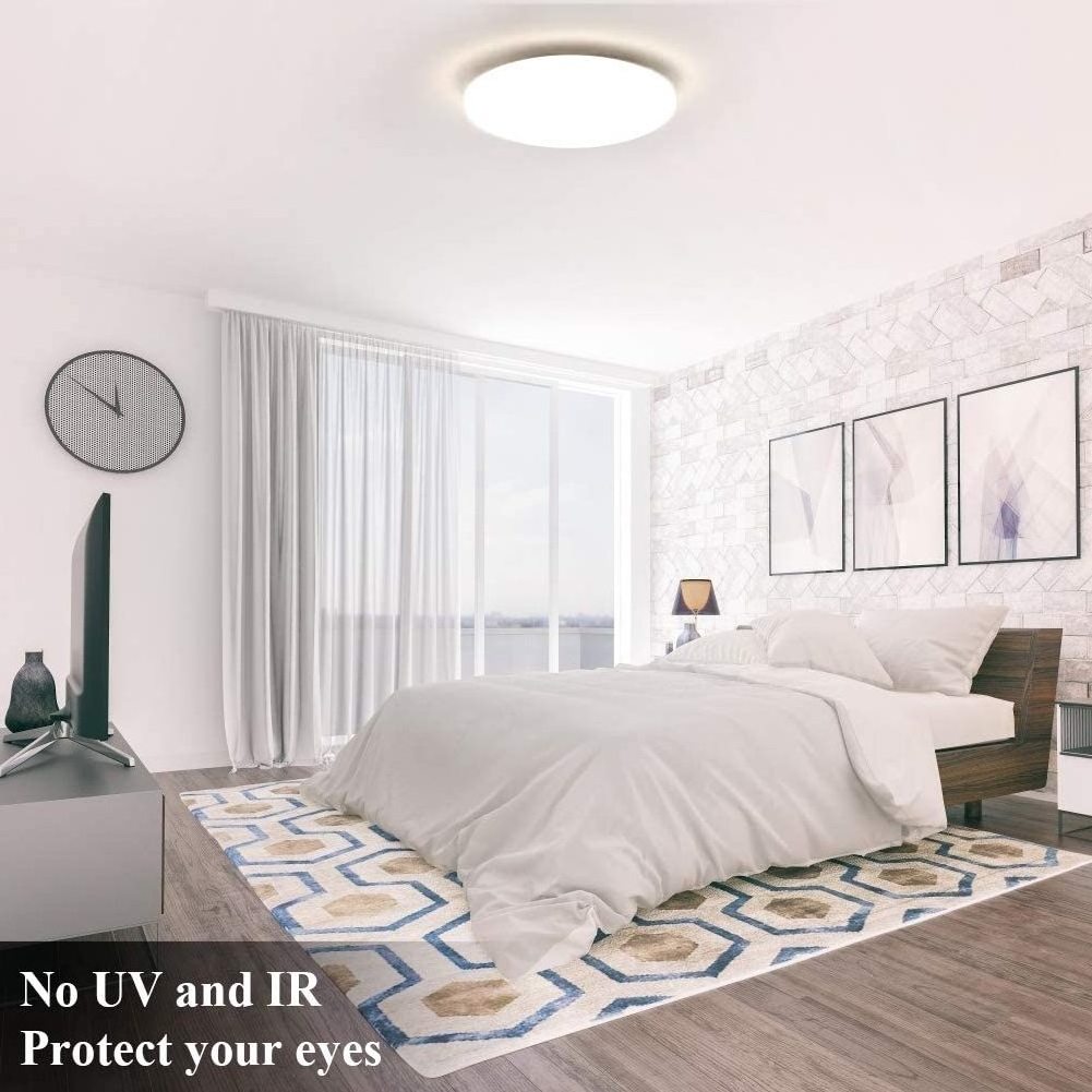 Factory price contemporary 18w 4000k natural lighting ceiling lamp fixture 9.4 inch flush mount light bedroom lighting