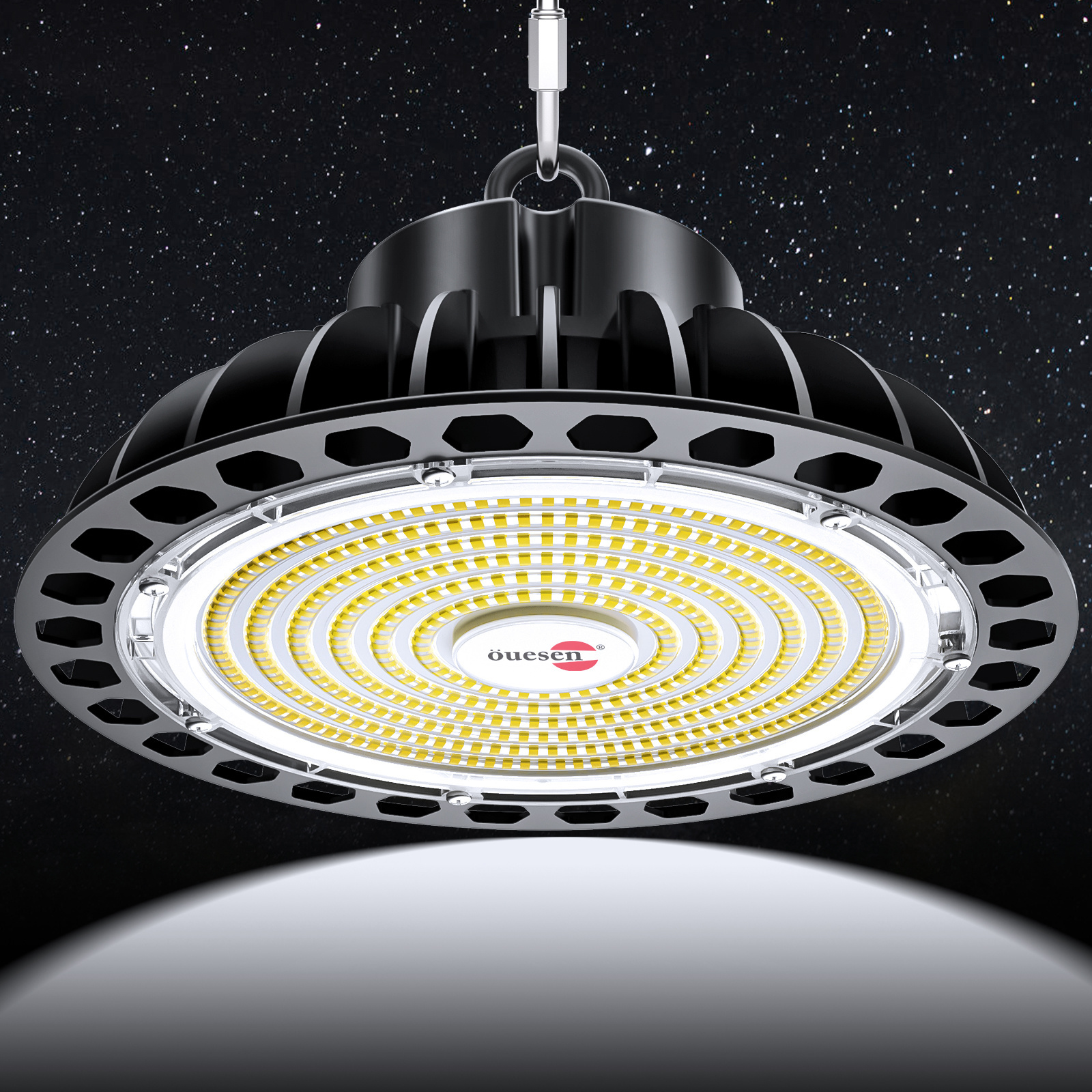 Warehouse Industrial Waterproof IP65 UFO High Bay Light 150W 21000LM Dimmable 1-10V Daylight LED Highbay Light