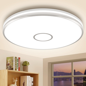 Ceiling Light LED, 4000K 5000K 15 Inch Flush Mount Light,40W Round Ceiling Mount Light Fixture for Kitchen, Bedroom, Living Room