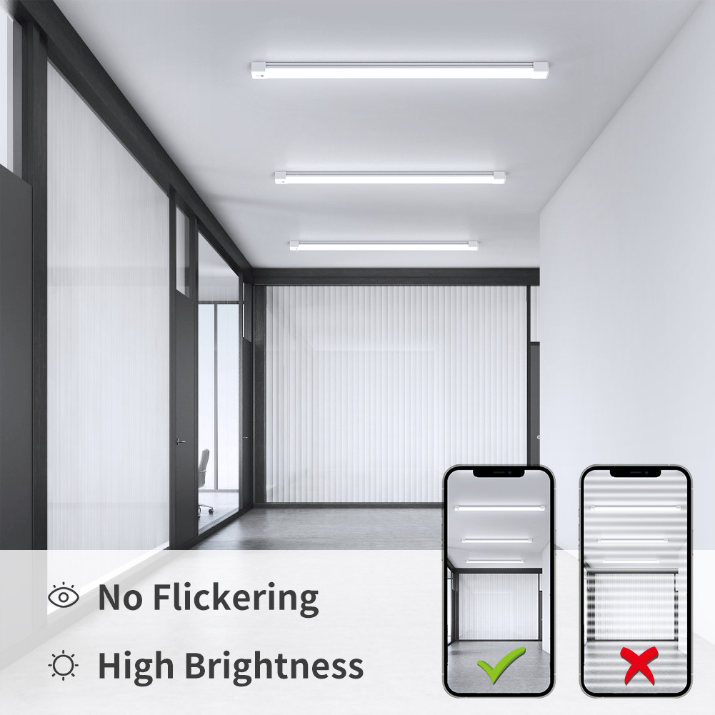 Modern office 36W ceiling tube led batten light linear lighting 4ft  linkable tri-proof LED batten light