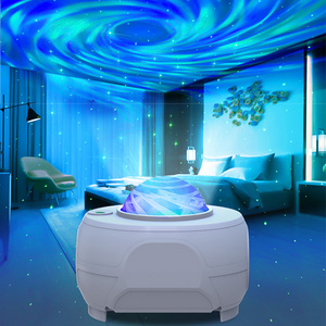 Remote Control Starry Projector Laser Lamp Night Light Wireless APP Music Color LED Projectors Kid Room Bedroom Projection Light