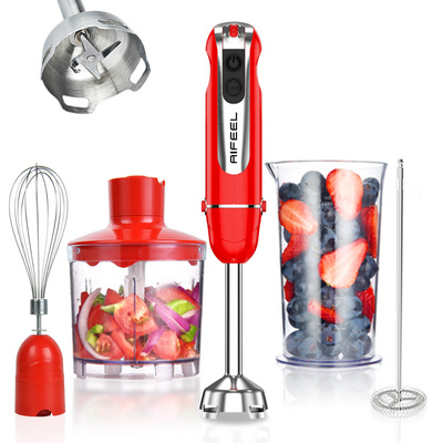 Oufeel  4 in 1 800W heavy duty smoothie multipurpose blender mixer 2 speeds manual hand blender vegetable chopper