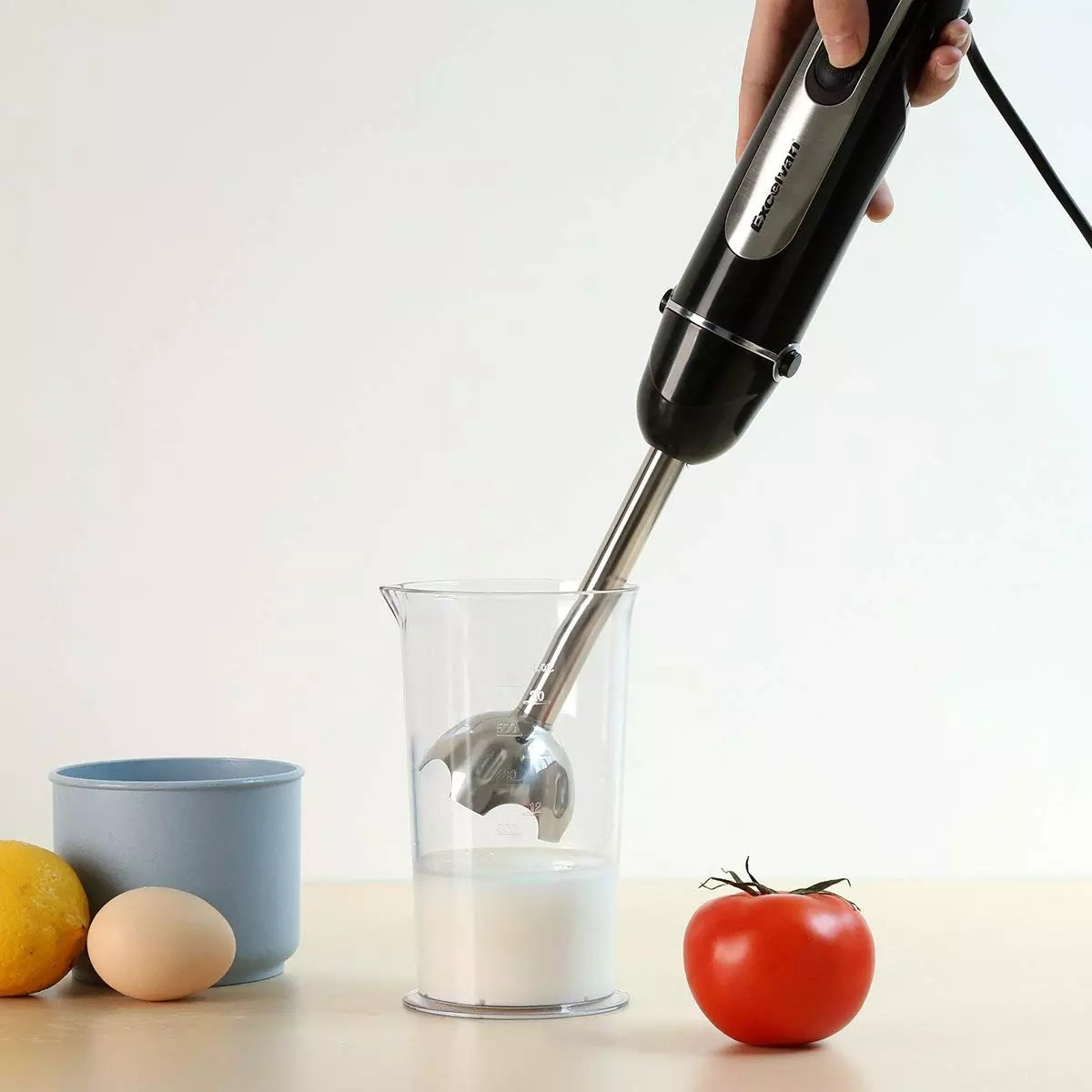 electric Portable Hand Blender Health Baby Food Grinder Immersion Fresh Fruit Blender Egg Beater