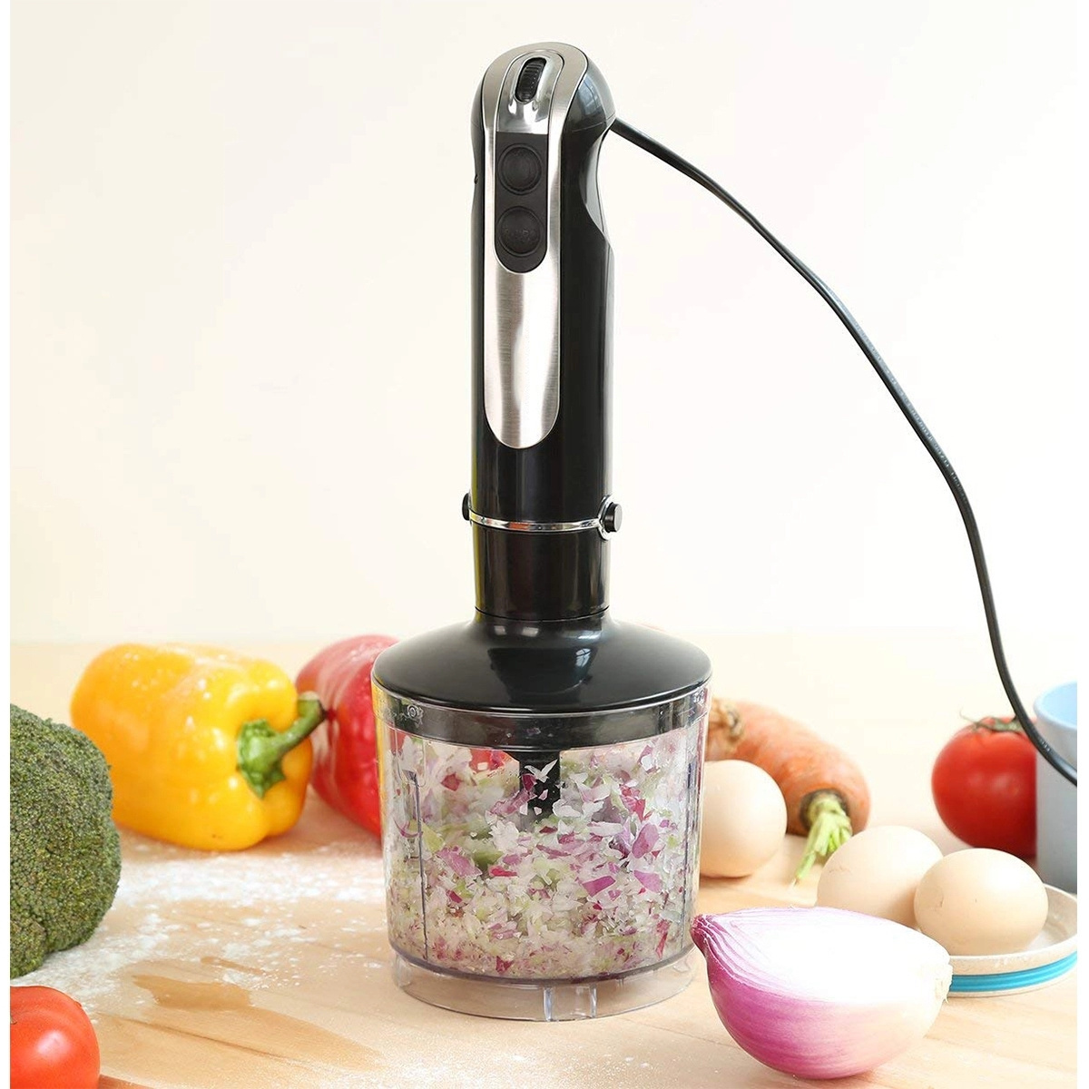 electric Portable Hand Blender Health Baby Food Grinder Immersion Fresh Fruit Blender Egg Beater