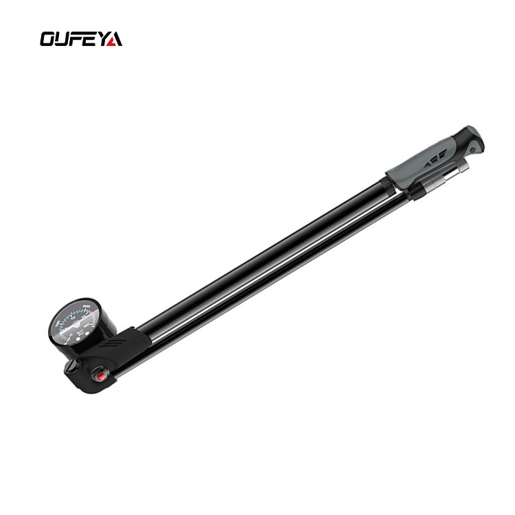 300PSI Hand Front Fork Absorber Pump Air Pressure Seat Tube Bike Electric Vehicle Tire Bicycle Pump with Pressure Gauge