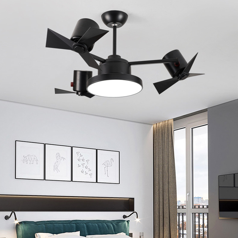 American living room ceiling fan lamp invisible fan lamp restaurant mute European household simple bedroom electric fan ceiling