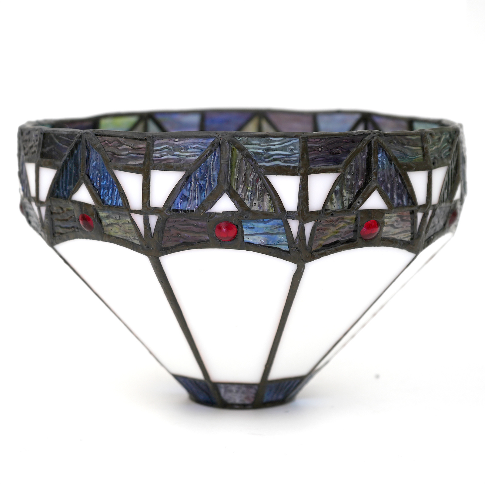 Tiffany Lamp Shade Replacement 8 Inch Stained Glass Mission Lampshade for Table lamp Pendant Light Ceiling Fixture