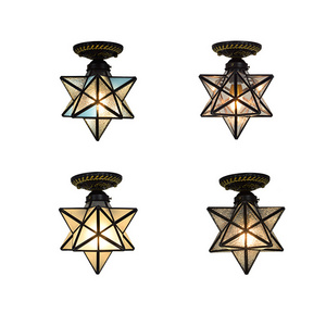 Nordic Light House Lighting Corridor for Hotel Pin for Ceiling Led Pop Kid Lamps Modern Design Decorative Star Ceiling Lamp