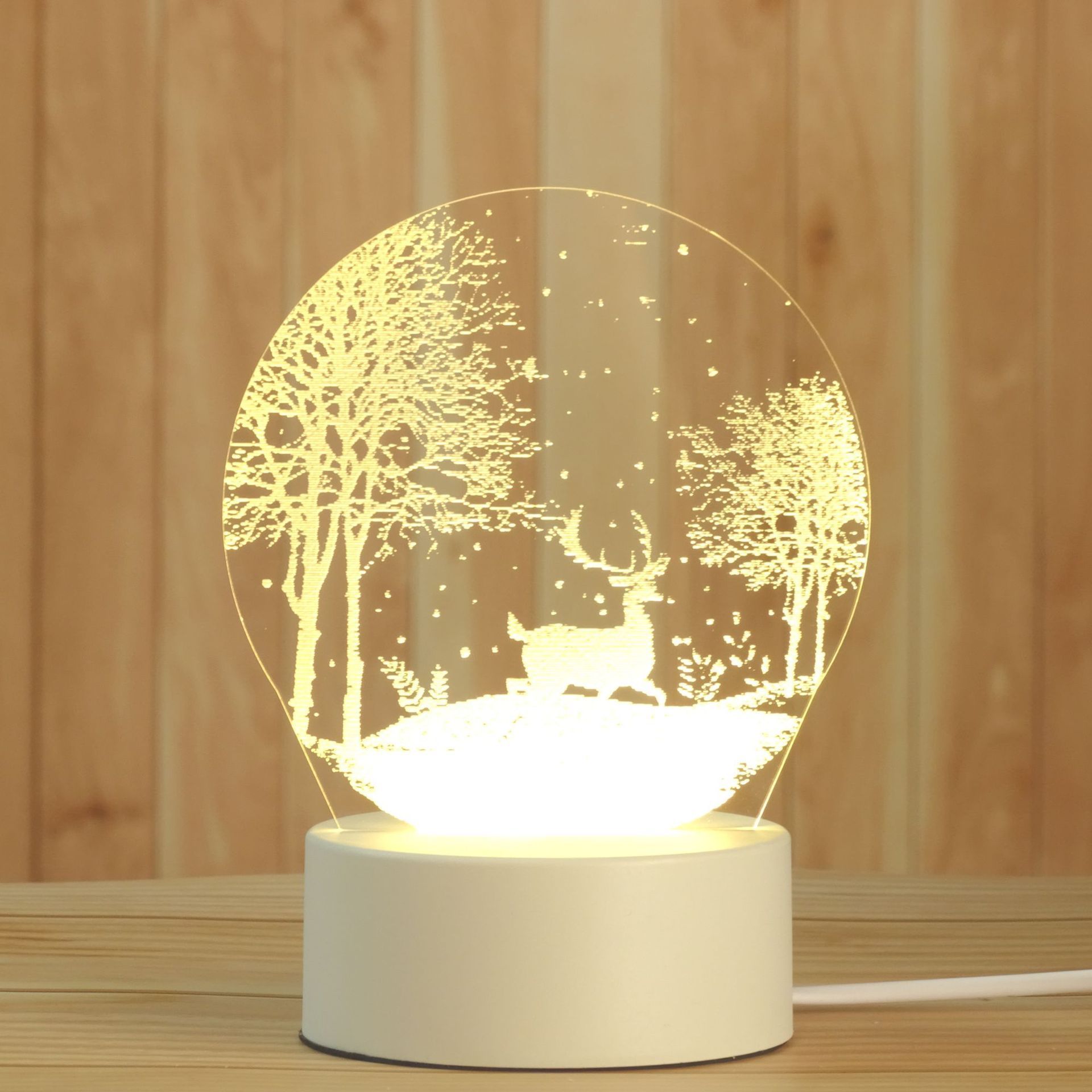 Motion Sensor Creative Lamps Modern Led Table Lamp Baby Anime Acrylic Lights 3D Night Light For livingroom bedroom decor lamp