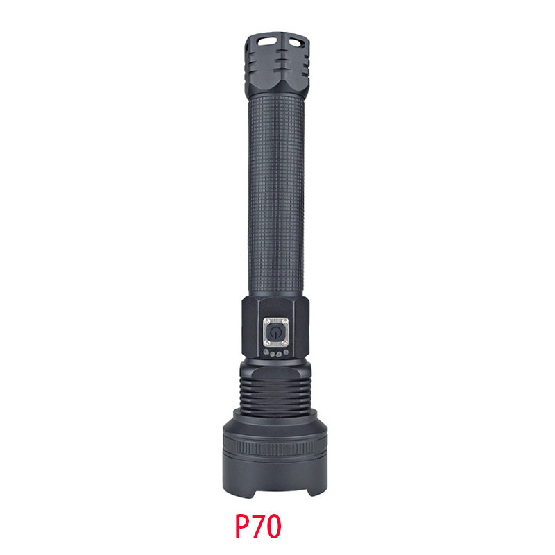 P90/P70 flashlight zoom power display USB charging strong light  Focus Rectactable Rechargeable Flashlights