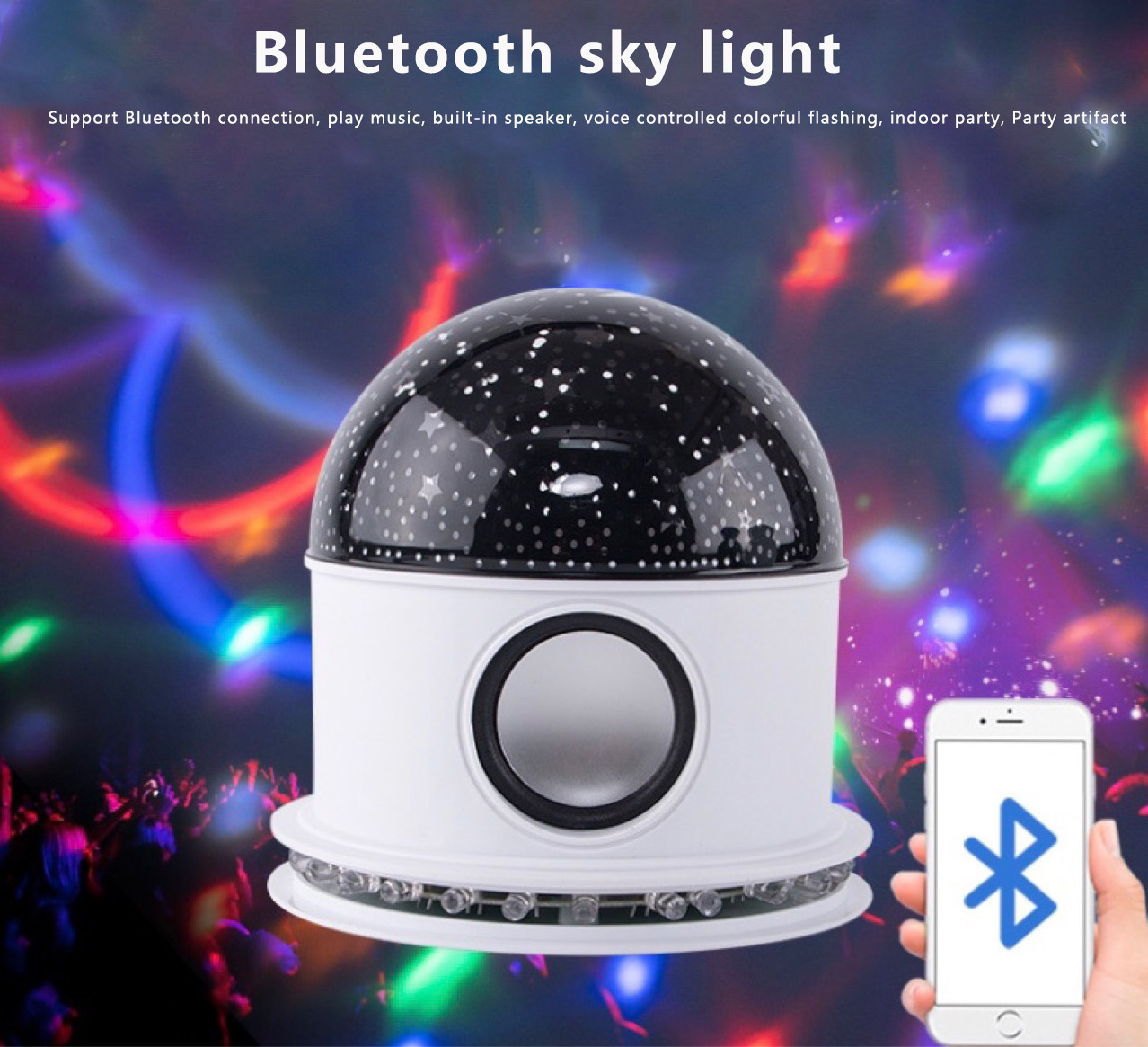 D09 sternenhimmel Star Moon Starry lamp Sky Rotating inteligente LED Night smart Lighting Galaxies Projector smart home lights