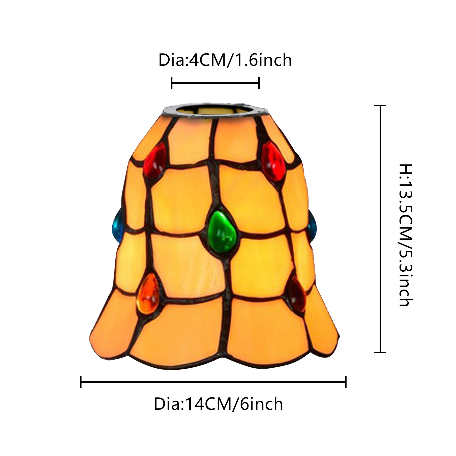 Tiffany Lamp Shade Replacement, Only 6