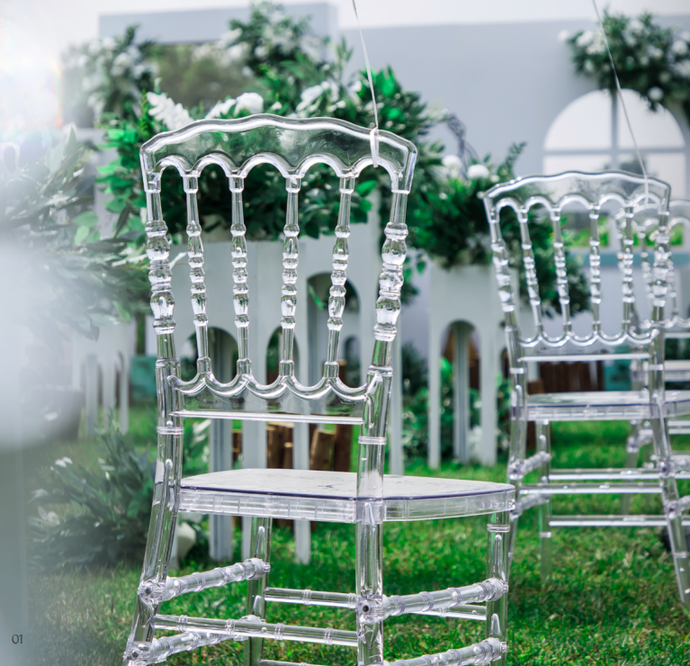 Acrylic Clear Napoleon Tiffany Chiavari Phoenix Chairs Transparent Resin Plastic Crystal Event Party Wedding Home Furniture