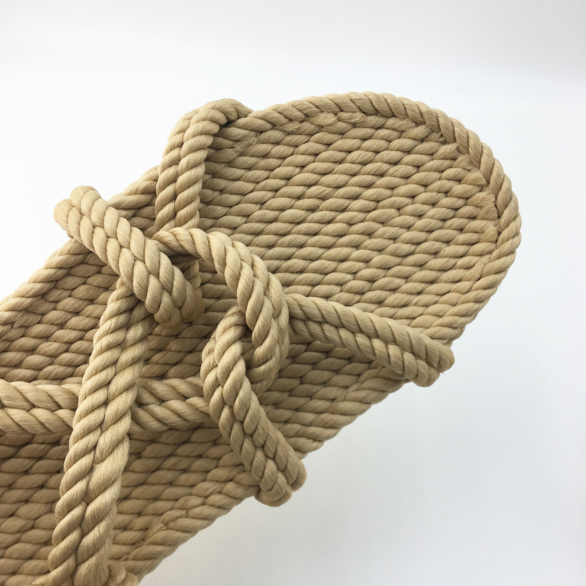 Summer Beach Handmade Hemp Rope Sandals Crossover Strap Straw Rope Flat Shoes Sandals for Men Shoe Box Casual Shoes Picture TPR