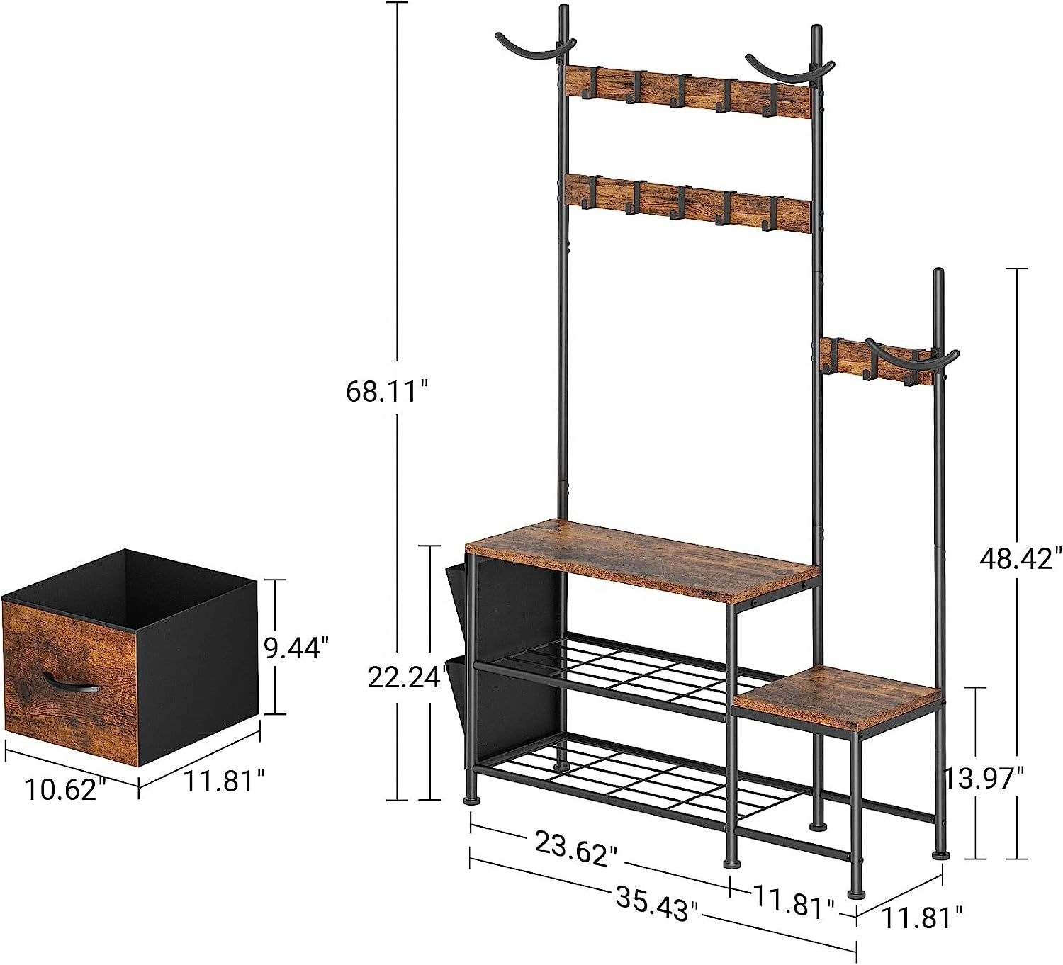 metal tree hanger floor standing coat rack stand wooden coat rack