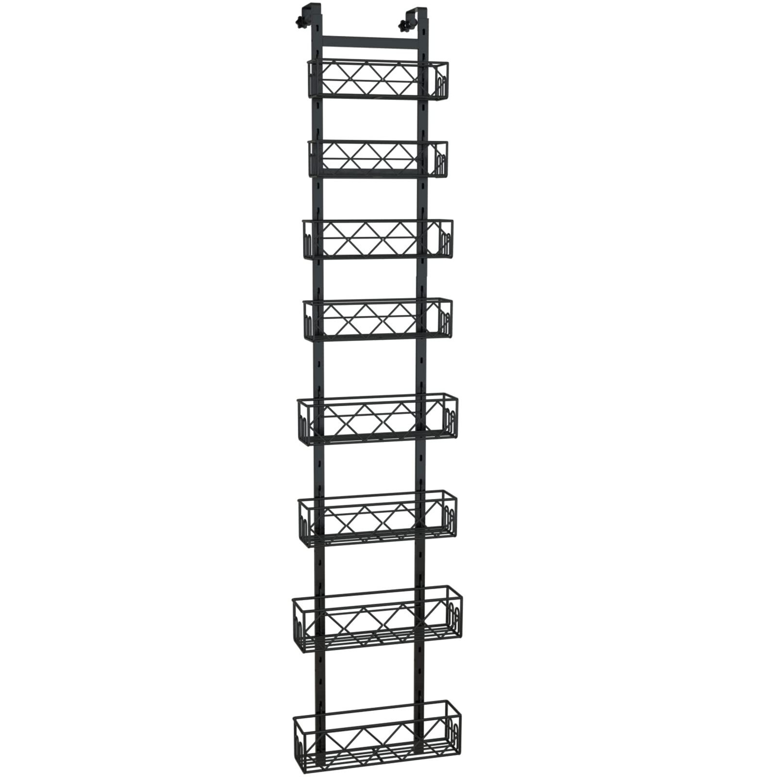 Factory Sales 8-level adjustable basket door on pantry storage rack Hanging or wall-mounted spice rack Kitchen OGJ