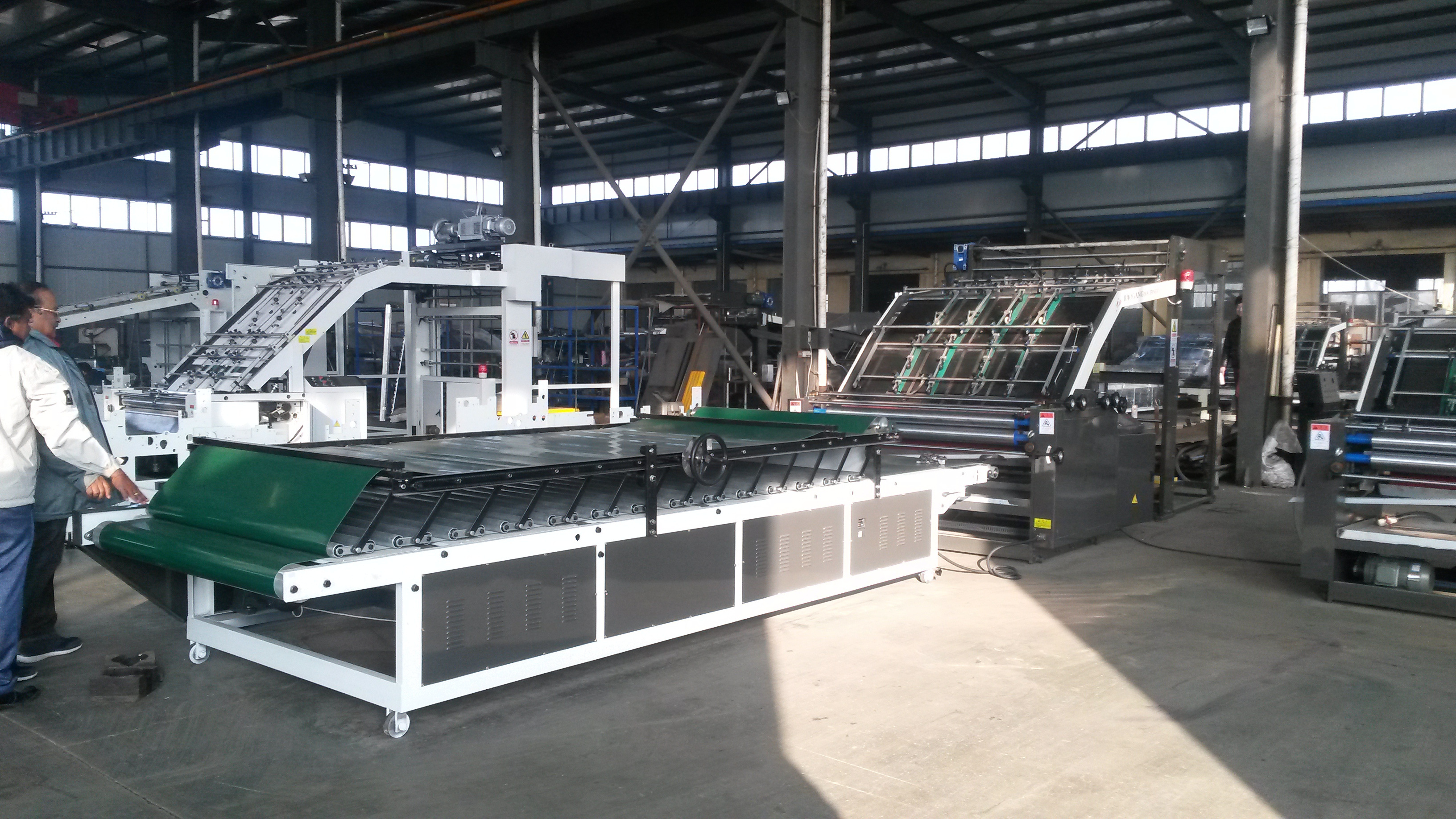 Semi Automatic Corrugated Paperboard Box Litho Flute Laminating Machine