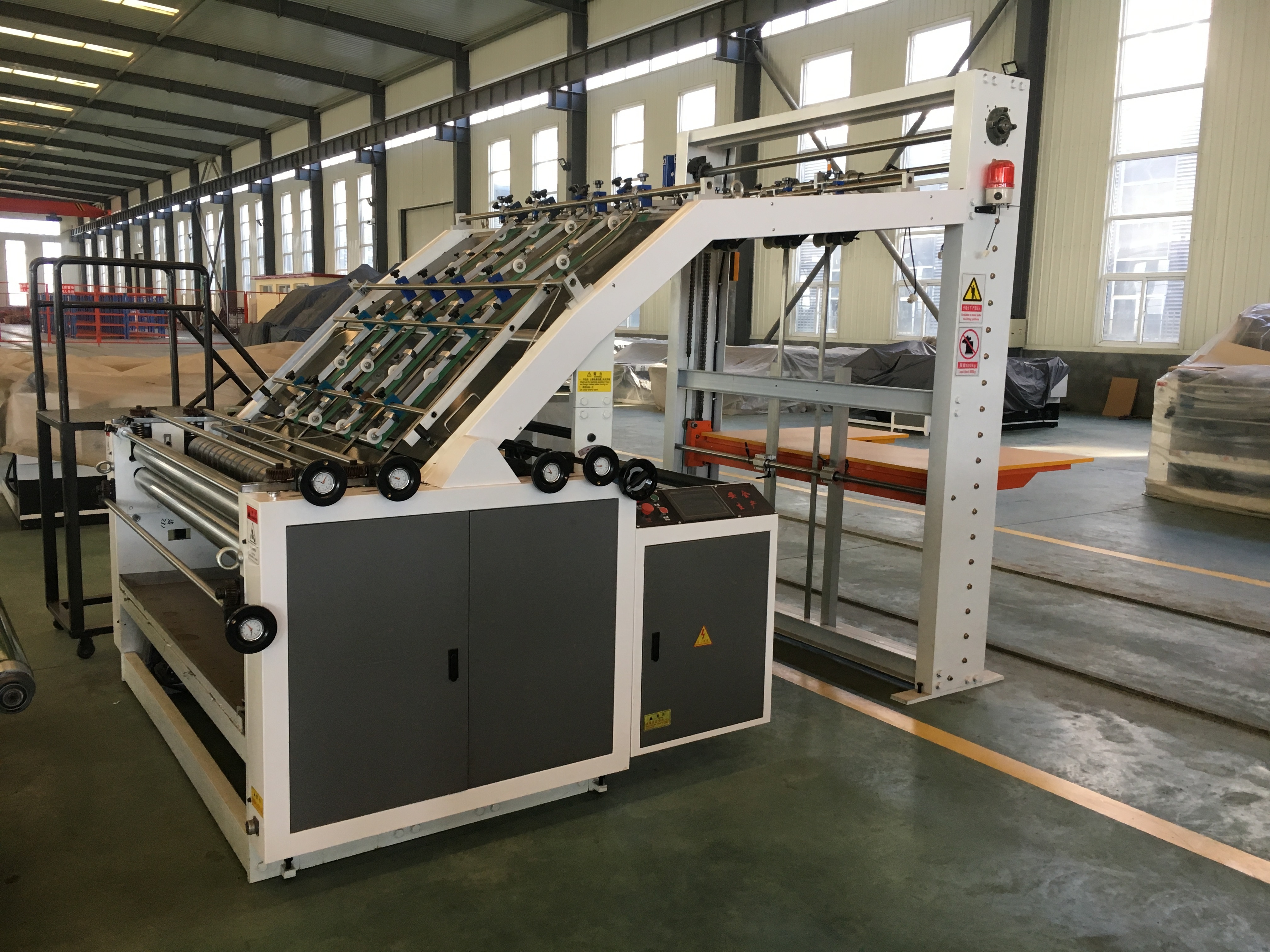 Semi Automatic Corrugated Paperboard Box Litho Flute Laminating Machine