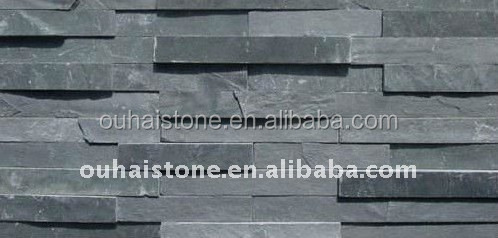 Ledgestone decorative whole sell durable use wall decoration natural black cheap cultured stone