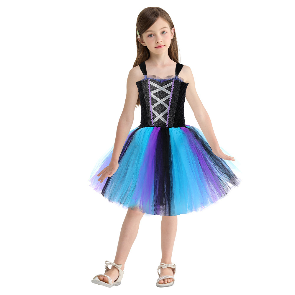 Stylish Butterfly Dress For Kids Girls Tutu Party Stage Clothing Halloween Shows Cosplay Costume Dress Fairy Princess Girl Dress