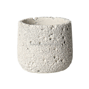 Custom Wholesales Cement Matt Candle Holder Concrete Candlestick Candle Jars For Home Decor Wedding