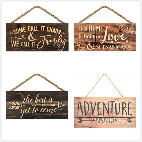 Factory direct sales in China Personalized Outdoor Sign Family Name Wood Sign Rustic Welcome Sign