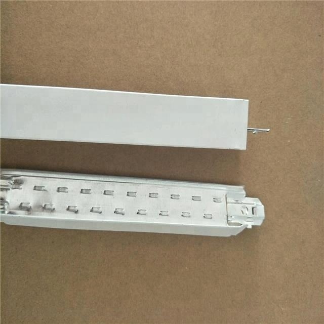 Hot sell model Laser surface flat bar /T grid suspended galvanized ceiling t grid components