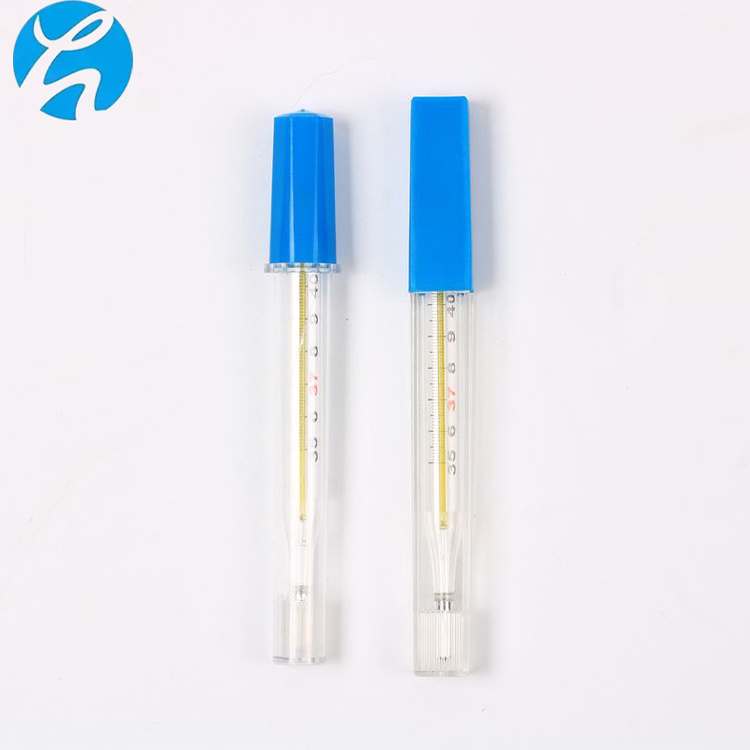 Hot Sales Medical And Home Portable Using Glass Clinical Mercury Safty Household Thermometer