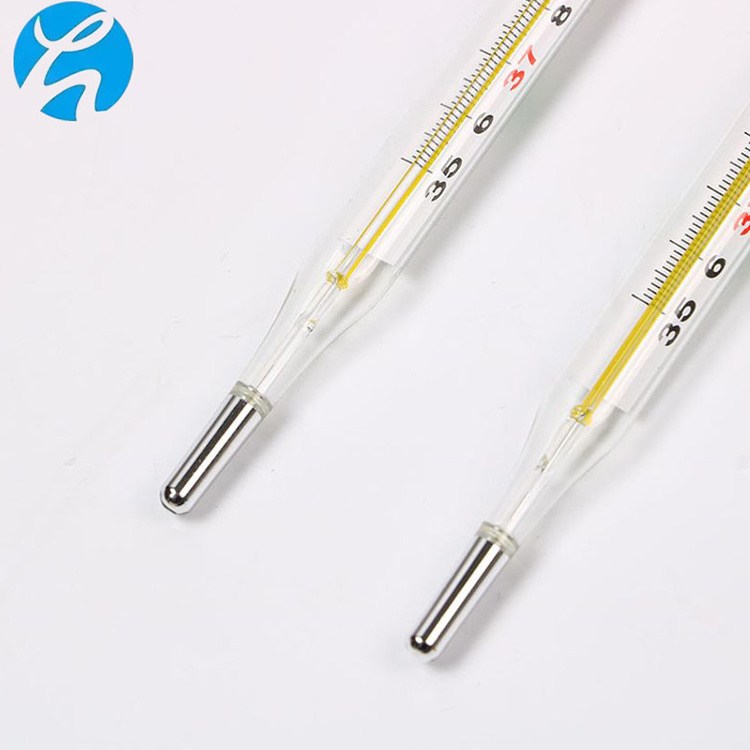 Hot Sales Medical And Home Portable Using Glass Clinical Mercury Safty Household Thermometer