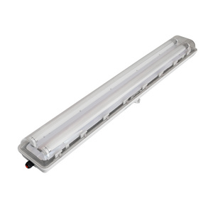 2*36W fluorescent light Explosion-proof led lamps ex lighting fixtures industrial linear light Zone 1 and Zone 2