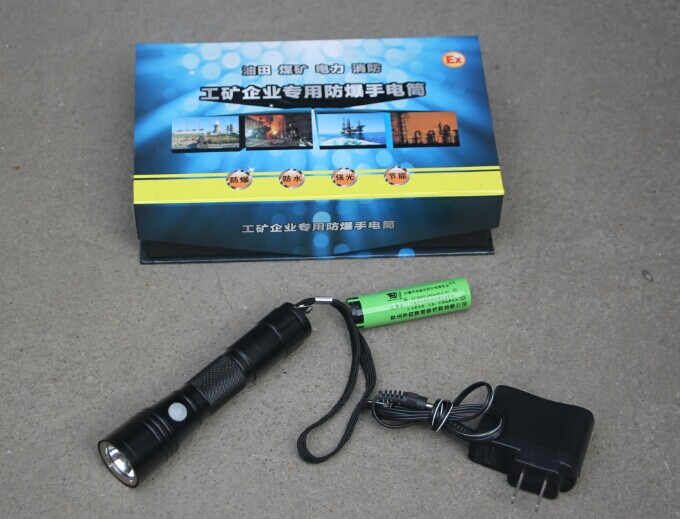 18650 lithium battery torch light 1W 3W explosion proof LED portable flashlight with cap clip