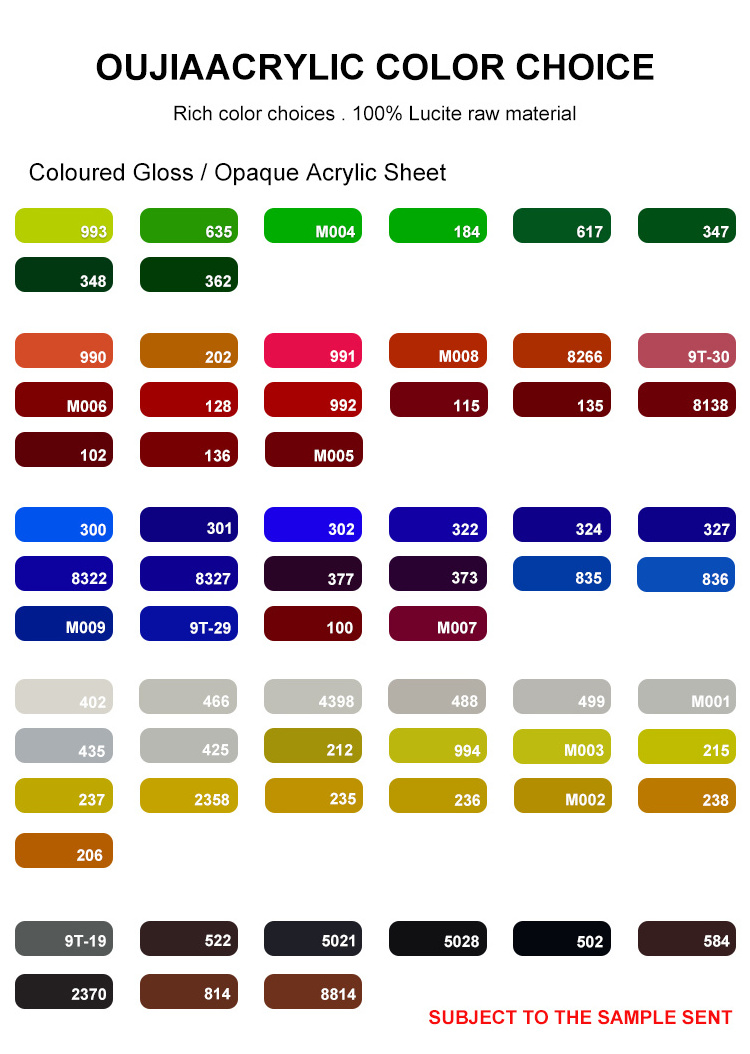 Laser cut engraved 4x8 feet  red pink yellow blue green color plastic boards acrylic PMMA sheet