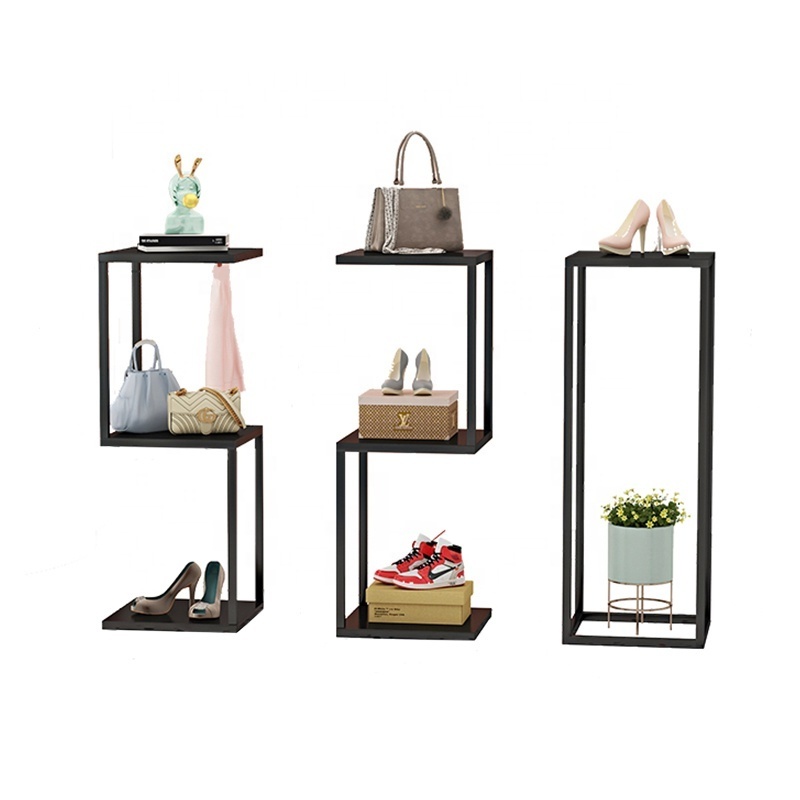 New Design Retail Clothes Display Table Small Shoes Stand For Clothing Shop