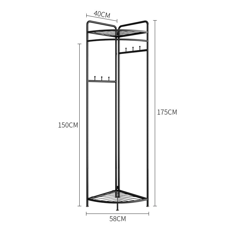 Modern New Design Coat Rack With Shoe Rack And Organizer Box Coat Rack Wall Mount