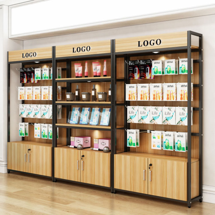 Wholesale Supermarket Gondola Grocery Product Display Stand Shelves for Retail Department Store