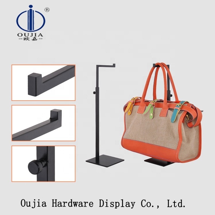 Retail Bags Store Design Fixture Metal Women Purse Handbag Hand Bag Display Holder Stand Hanging Rack