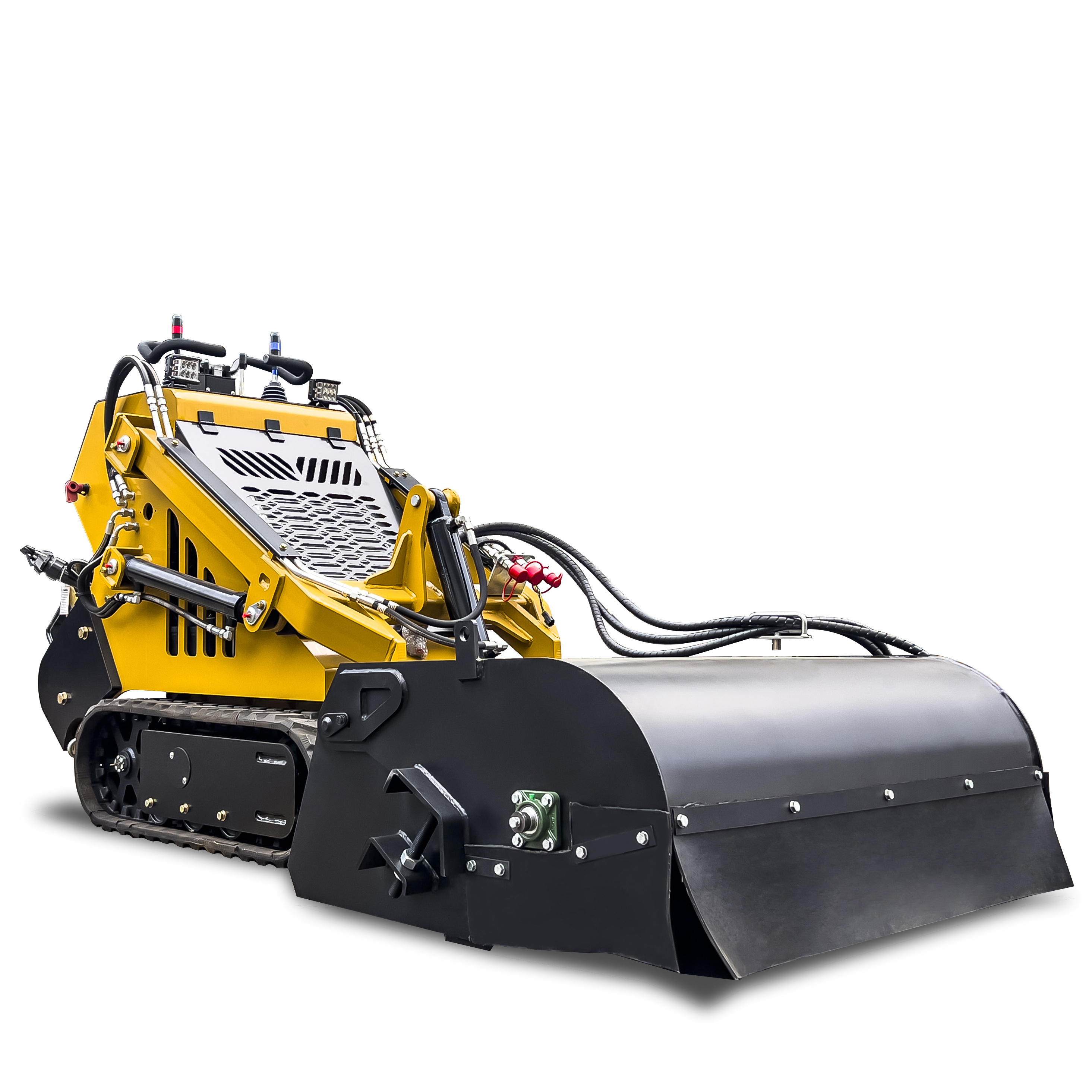 mammut CE  200kg epa construction machines small Chinese international mini skid steer loader with bucket mulcher