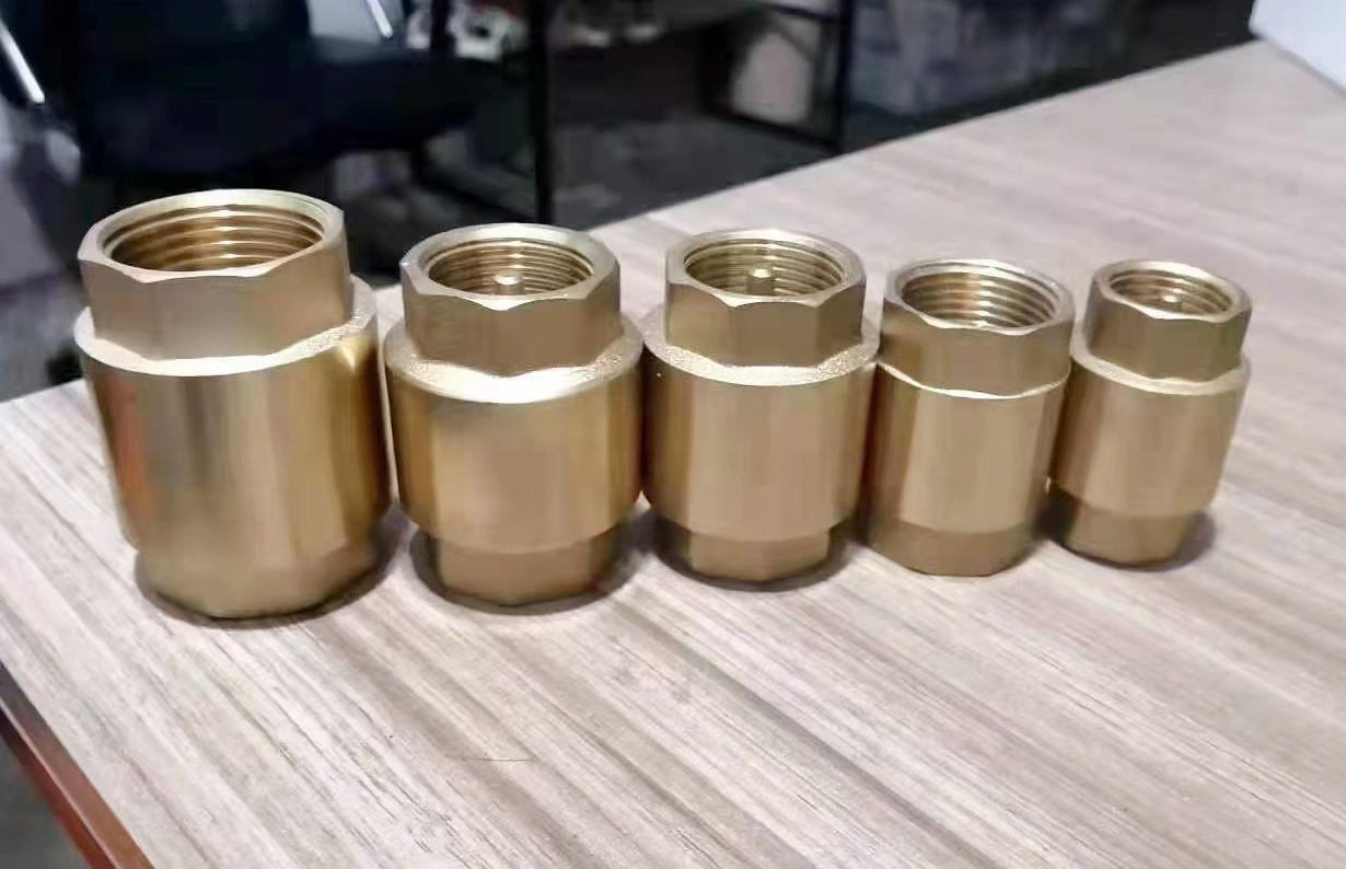 Strainer Brass Check Valve Water Vertical Ball Check Valve Copper Core Plastic Core One Way Non Return