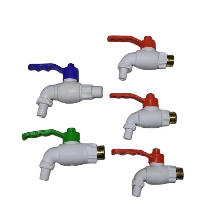 New products copper thread tap plastic turkey bibcock tap plastic ppr bibcock nut faucet pvc tap