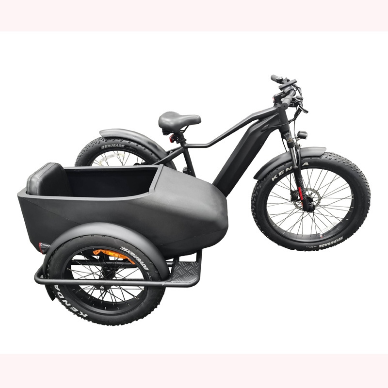 Factory Direct single 1 wheel Fat Tire 20*4.0 Tires Trailer for e bike ATV Electric Bike Motorcycle Folding Cargo Farm Trailer