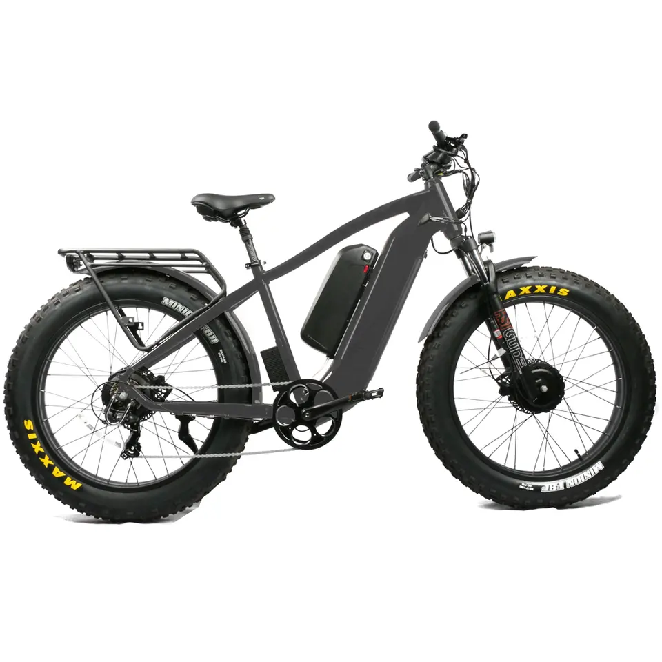 Front rear dual 48v 52v 750w 1000w 1500w motor & 20Ah battery adults fat tire electric dirt ebike mountain e mtb bicycle bike