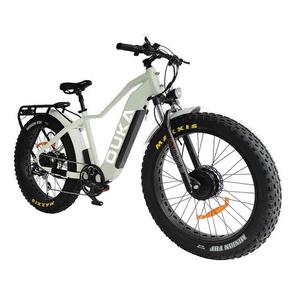 Front and rear 52v 750w 1000w two motor 20Ah +15Ah dual battery long-range electric mountain dirt road bicycle e-mtb emtb bike