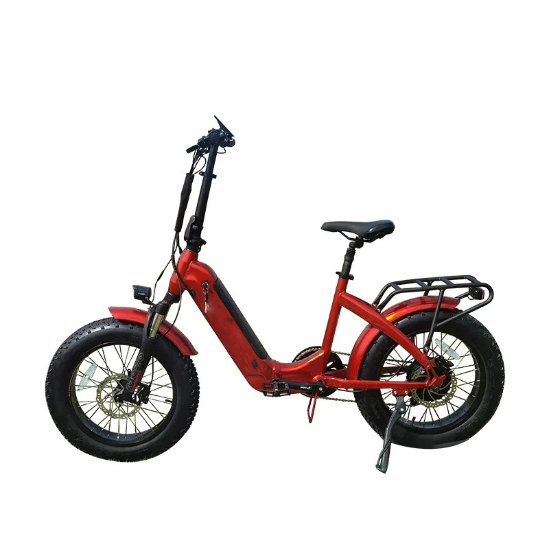 Warehouse E-bike 48v 500w 750w 1000w 12.8ah Electric Dirt Bike Mountain Ebike Adults Fat Tire Hybrid Folding Electric Bicycle